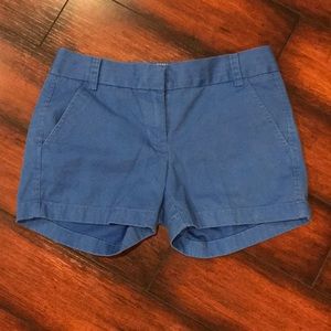• J. Crew Blue Chino Shorts •